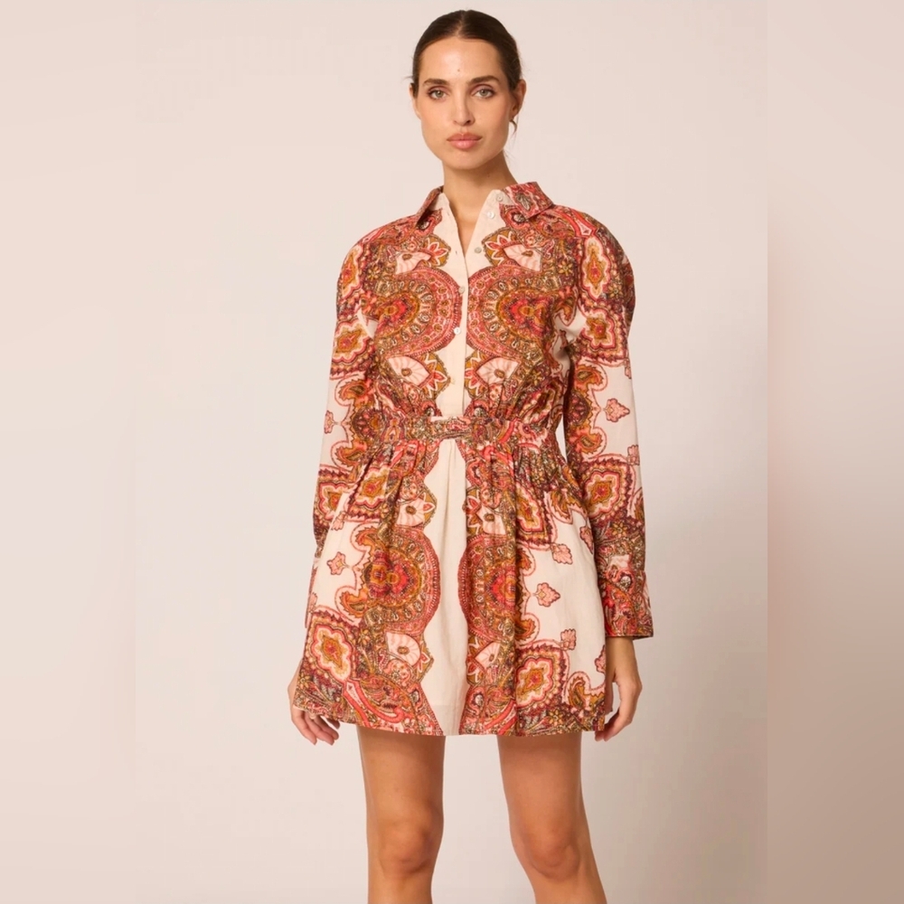 Cleobella - Opal Mini Dress - Foulard Paisley Print - Size M - NWT